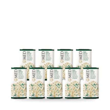 O-Med Arbequina Lata. Caja de 9 latas de 1 L.