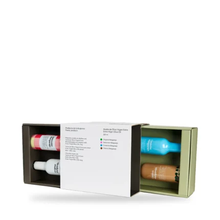 Melgarejo Pack Combinación Variedades Picual, Hojiblanca, Frantolio, Arbequina y Combinación. Caja de 6 botellas de 500 ml