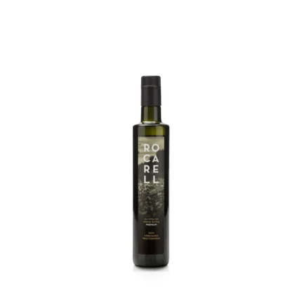 Set D'Oli Rocarell Arbequina, 500 ml bottle with gift box