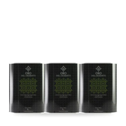 Lata Arbequina 3L Oro del Desierto - Pack de 3 — 3 unidades