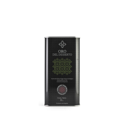 Oro del desierto Hojiblanca. Caja de 6 latas de 1L.
