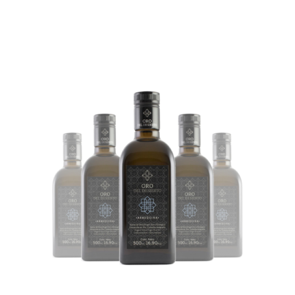 Oro del desierto Ecológico Arbequino. Caja de 6 botellas de 500 ml.
