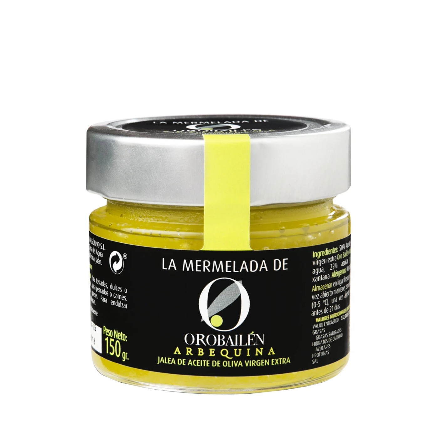 Mermelada de Aceite de Oliva Oro de Bailén Arbequina 150g