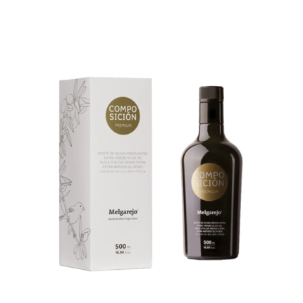 Melgarejo Premium Composición Coupage. Caja de 6 unidades de 500 ml.
