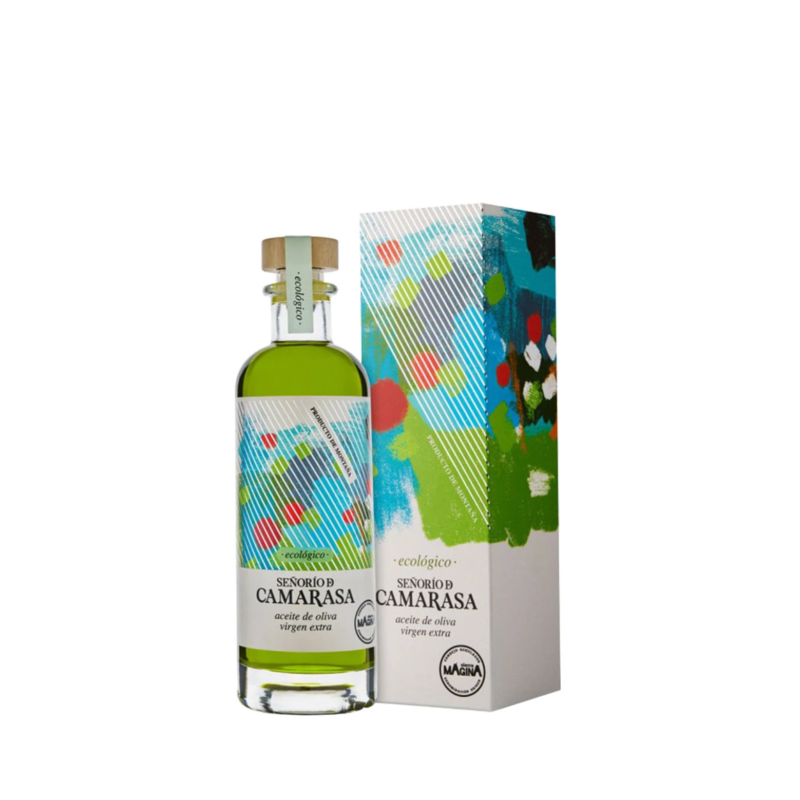 Estuche de aceite de oliva ecológico Señorío de Camarasa