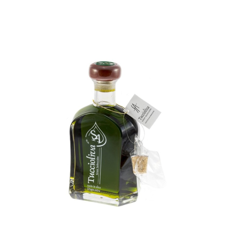 Botella Matilda de Tuccioliva, aceite de Jaén de Martos