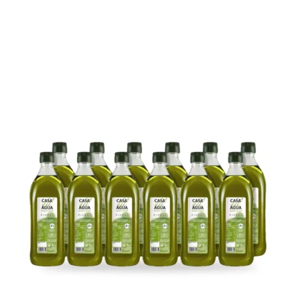 Aceite Casa del Agua de Oro Bailen. 12 botellas de 1 litro