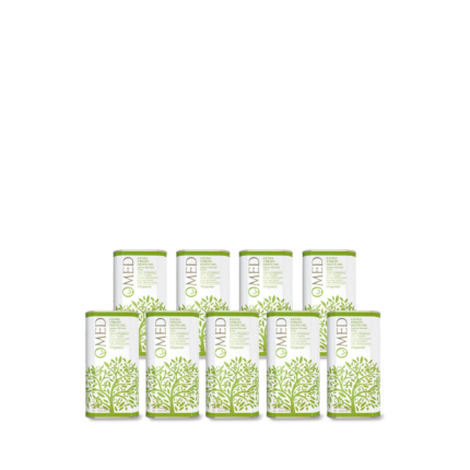 O-Med Orgánico Hojiblanca Ecológico Lata. Caja de 9 latas de 1L.