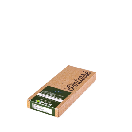 Chocolate negro 75% de romero con aceite de oliva virgen extra y miel bio sin gluten y sin lactosa