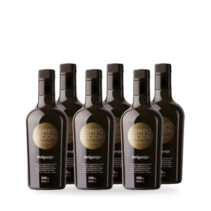 Melgarejo Premium Composición Coupage. Caja de 6 unidades de 500 ml.