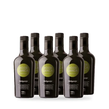 Melgarejo Premium Hojiblanca. Caja de 6 botellas de 500 ml.