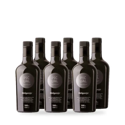 Melgarejo Premium Picual. Caja de 6 botellas de 500 ml.