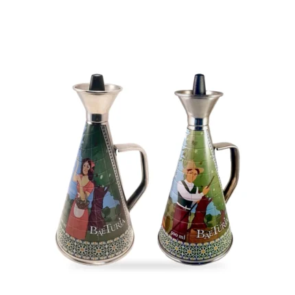 Baeturia Alcuza cruets “Aceitunera” and “Aceitunero”, 2 × 500 ml